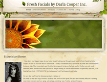 Tablet Screenshot of myfreshfacials.com